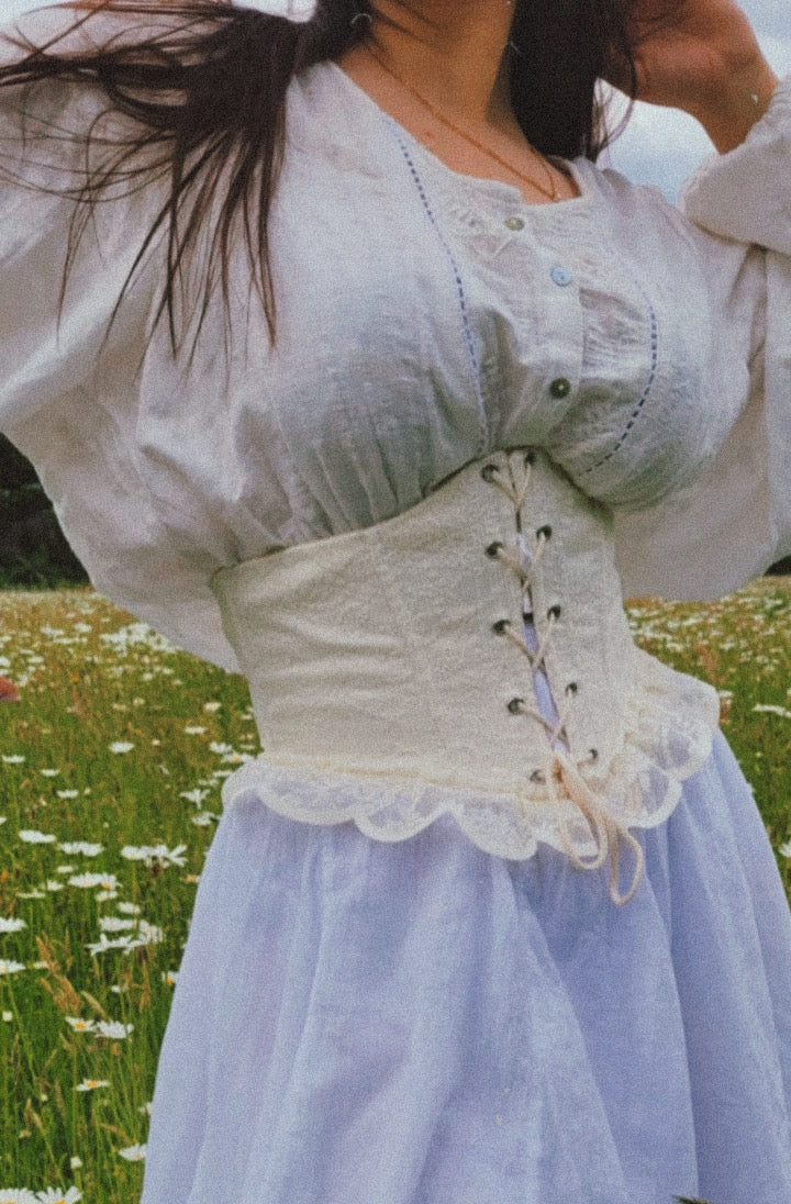 Wedding lace corset
