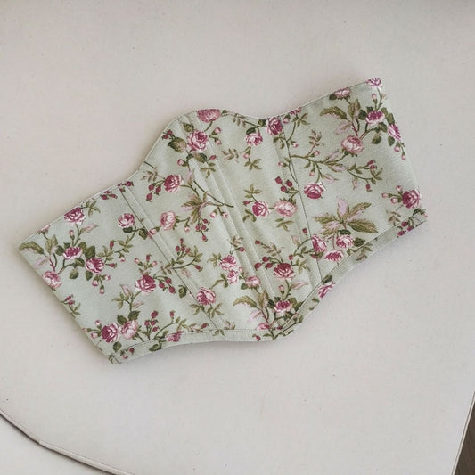 Floral corset belt