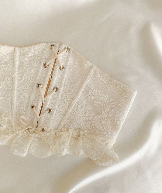 Wedding lace corset