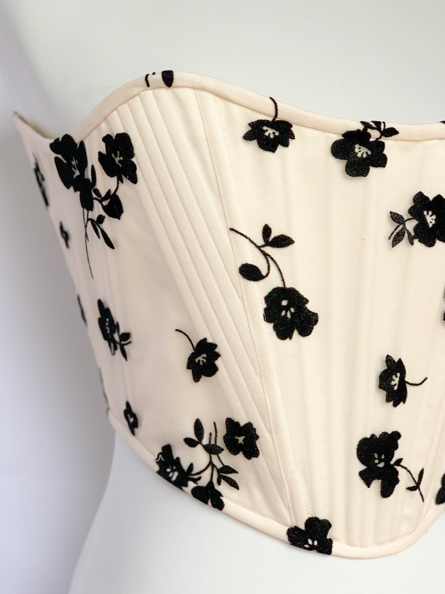Floral handmade corset