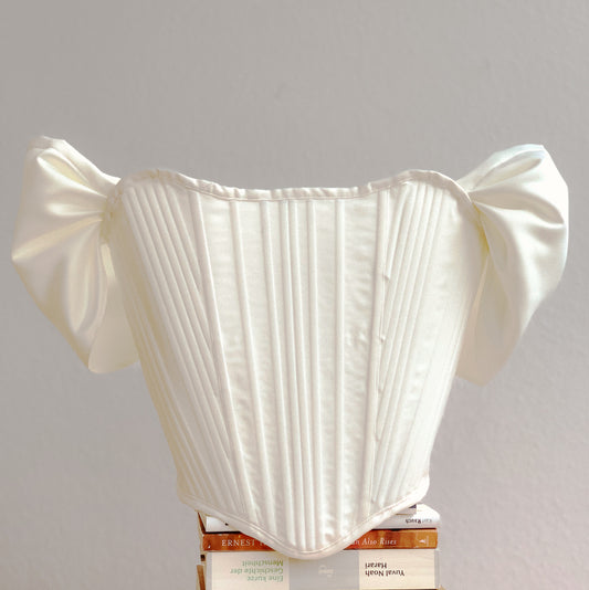 Pure silk wedding corset