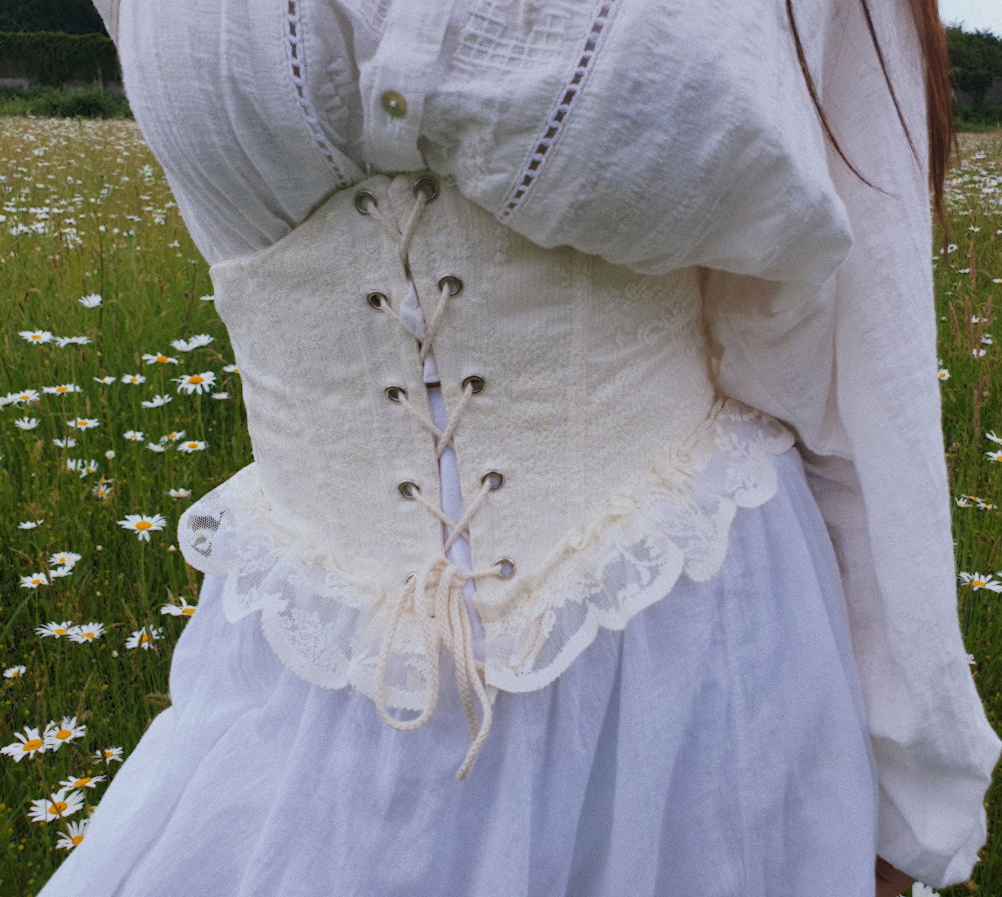 Wedding lace corset