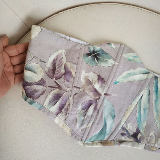 Purple corset belt