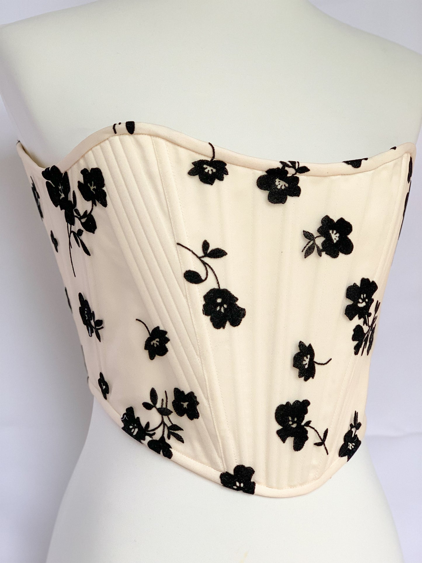 Floral handmade corset