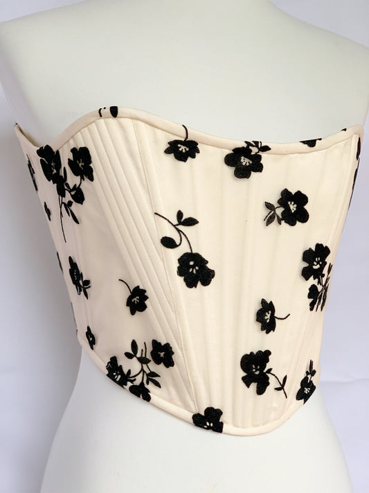 Floral handmade corset