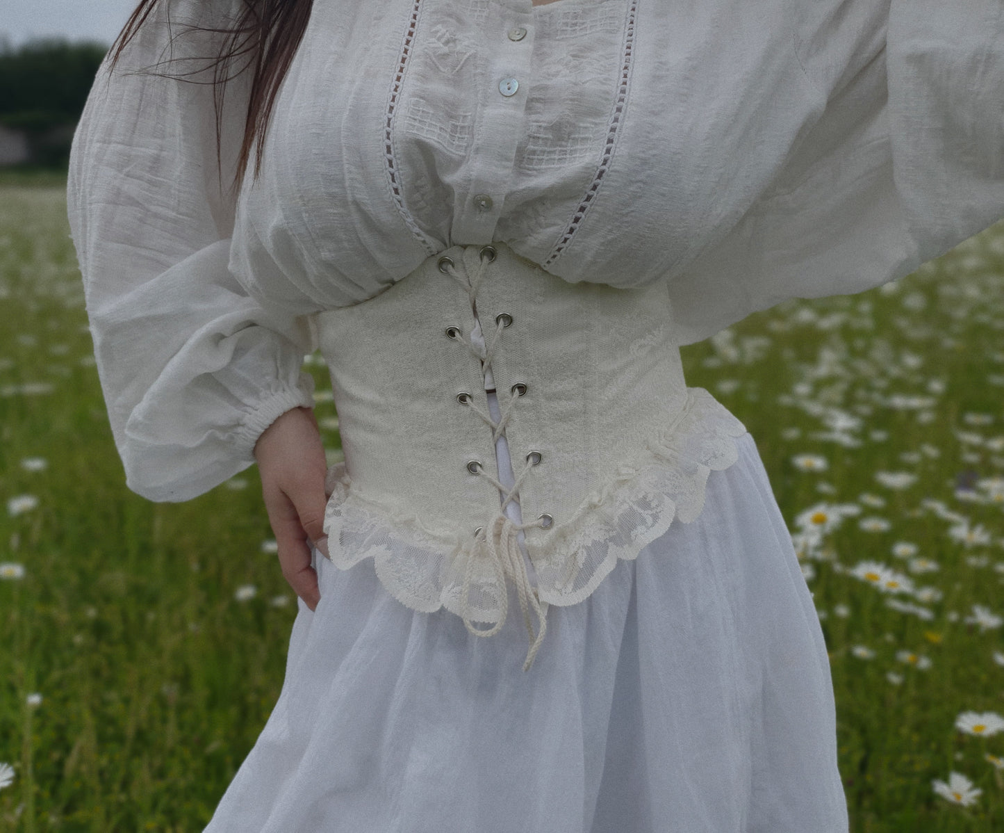 Wedding lace corset